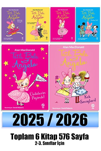 Sia Kitap Tatlı Bela Angela Seti 6 Kitap 576 Sayfa
