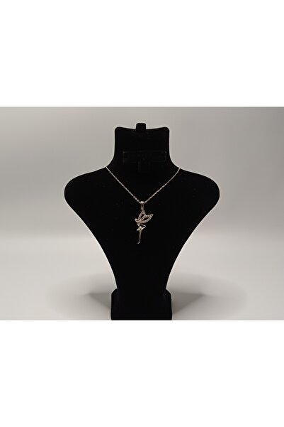 NOUR 925 Ayar Kadın Gümüş Peri Kolye