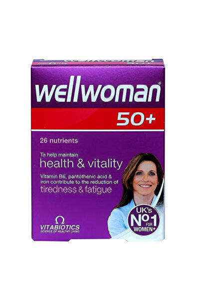 Wellwoman مكمل غذائي متعدد الفيتامينات 50+ - 30 قرصًا |   فيتامينات ومعادن يو...
