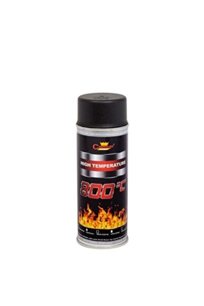Champion Color Vopsea spray pentru temperaturi înalte Negru Mat (ral 9011), C...