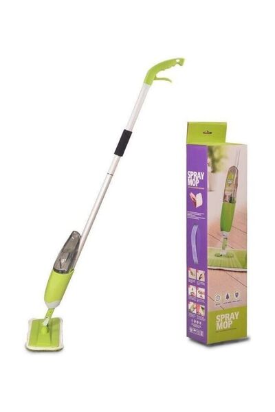 Generic Healthy Spray Floor Mop With Microfibre Pad Multicolour 15x100cm