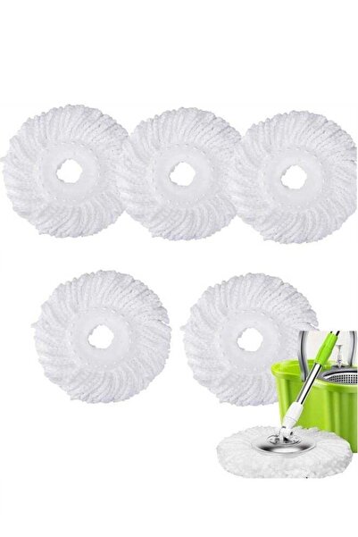 Generic Spin Mop Head Replacement for 360 Spin Magic Mopping, 5 Pack Microfiber Spin Mop Refill Heads for U