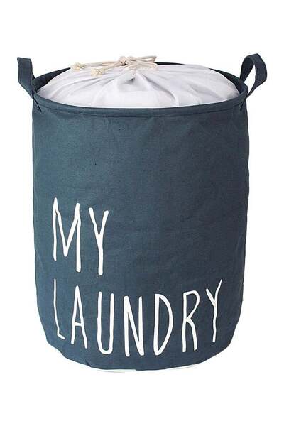 Generic سلة غسيل كبيرة قابلة للطي من القماش للملابس المتسخة من BLOOMING TIME