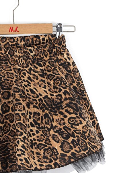 NK Girl's Fawfect Skirt 4-8 Years Old Brown