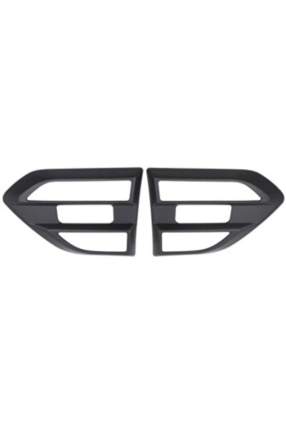 Xenon Bright Set of 2 Matt black fender trims Ford Ranger T7, T8 2015-2022