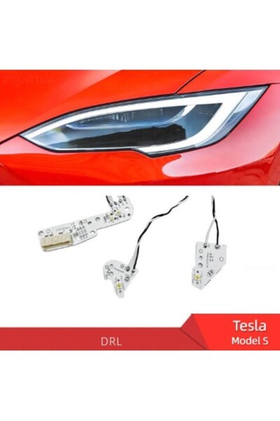 Xenon Bright Repair kit Daytime Running Lights DRL Left Tesla Model S 2016-2023