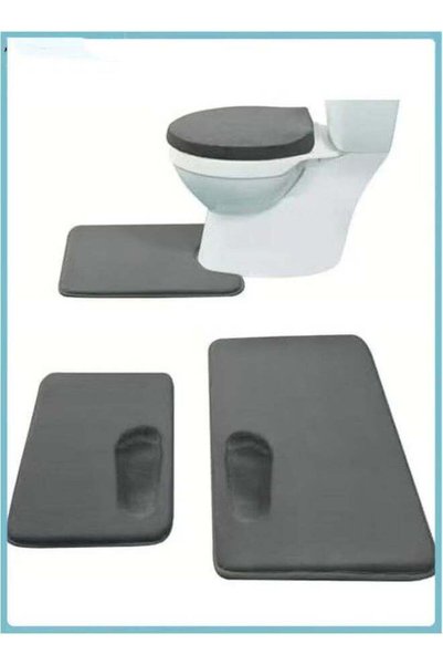 Generic Bathroom Rugs Set 4 Piece, Ultra Soft Velvet Memory Foam Bath Rugs, N...