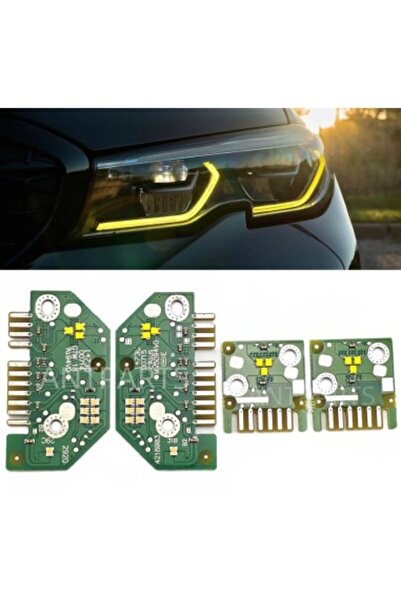 Xenon Bright Set of 4 yellow modules CSL Style Angel Eyes DRL BMW 3 Series G20 2018-2022