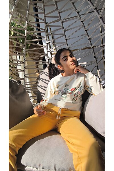 Miniworld Girls' Top and Bottom Set Long Sleeve Tracksuit Comfortable Stylish Modern Design