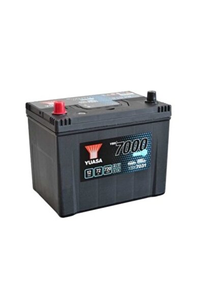 Yuasa Car Battery 7000 ASIA EFB 72Ah 720A Reverse Terminal with Start-Stop, 260x173x225mm