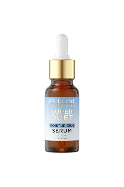 Eveline Cosmetics Hydrating Facial Serum Eveline Cosmetics Super Duet with Hyaluronic Acid, 18 ml