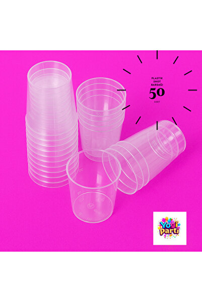 Yogi parti Mika Sert Shot Bardagi Serbet Ikram Bardagi Kahve Yani 50cc 50 adet Sunumluk