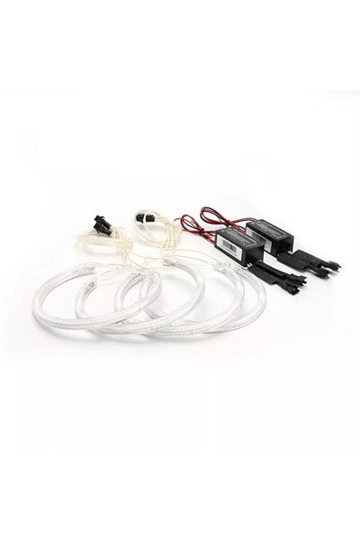 Xenon Bright Kit faruri Angel Eyes CCFL BMW E90 2004-2011 2x100mm + 2x120mm - pentru înlocuirea inelelor originale