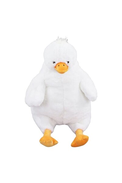 MASHASHOP Jucărie de pluș, Rață, Albă, 61 cm