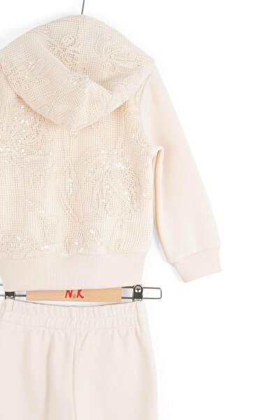 nk kids Nk girl baby mesh set 1-4 age cream