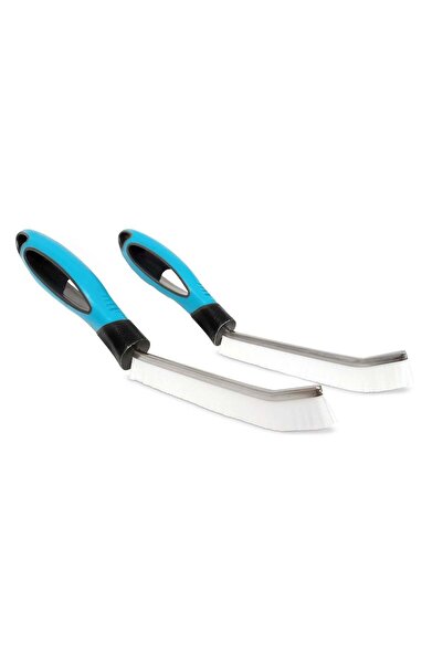 Generic SYOSI 2 Pcs Gap Cleaning Brush Perfect Angle Grout and Utility Cleaning Brush for Showers Kitchens