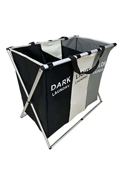 Generic سلة غسيل قابلة للطي بسعة كبيرة من SKY-TOUCH لتخزين الملابس