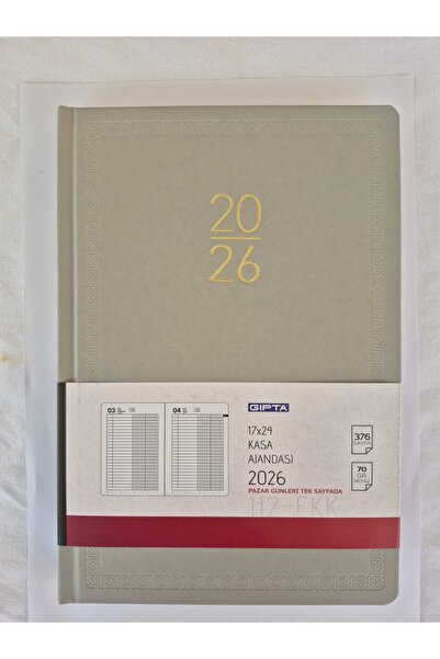 Gıpta 2026 AGENDA 112-EKK COMMERCIAL CASE AGENDA 17X24 GRAY