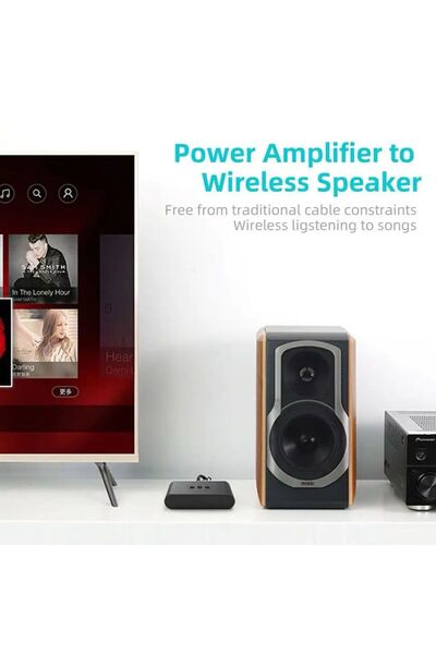 YBA CONTECH Receptor Bluetooth 5.2 pentru muzica BLS-B21 NFC RCA USB 3.5mm Au...