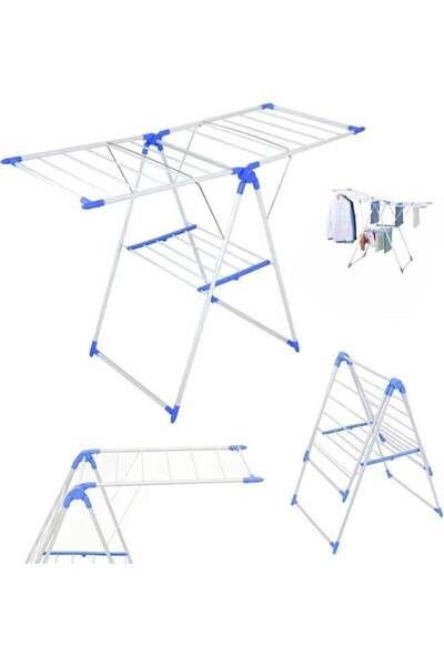 Generic DUNISO Heavy Duty Foldable Clothes Drying Rack,Multifunctional Laundr...