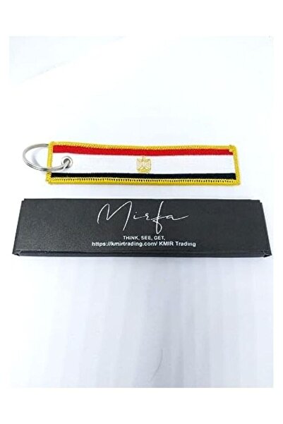 Mirfa سلسلة مفاتيح بعلم مصر مع حلقة مفاتيح، مناسبة للدراجات النارية والسكوتر ...