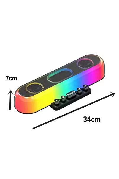 Jadel Onepro LG445 - RGB Bilgisayar Hoparlör - Şarjlı Taşınabilir Bluetooth H...