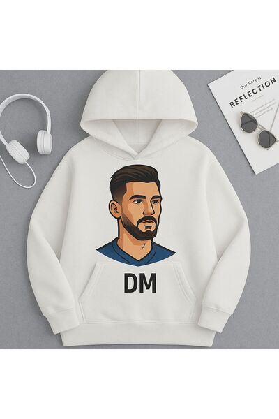 CLASSY.MODA هودي DM – سويت شيرت بقلنسوة بتصميم بسيط لصورة كرتونية |   ملابس س...