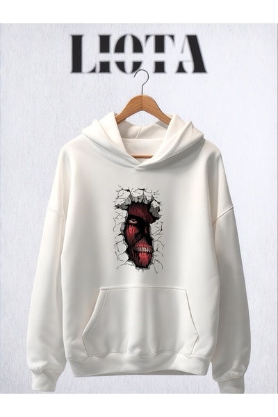 Vordevia Hanorac din bumbac imprimat Attack On Titan