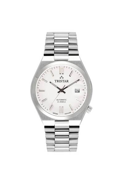 Tristar NJ Series Men's Automatic Watch Stainless Steel Bracelet Wrist Watch for Men