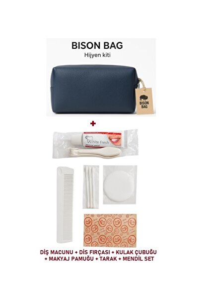 AVADORE COSMETIC SEYEHAT ÇANTASI HİJYEN ÇANTASI+DİŞ FIRÇASI+MACUN+PAMUK+TARAK...