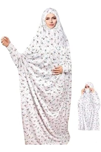 Generic Women's Two-Piece Prayer Set - Islamic Design with Hijab and Abaya