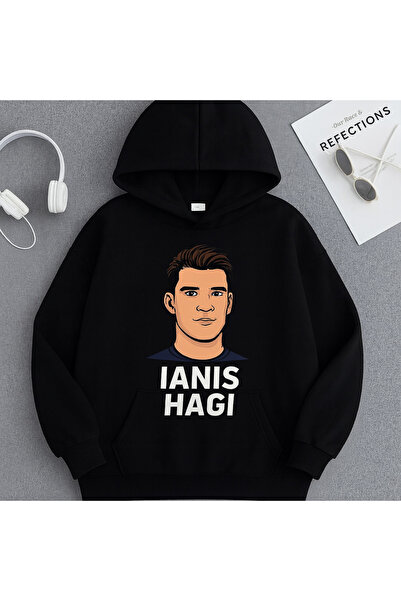 CLASSY.MODA هودي كرتوني من إيانيس هاجي |   سويت شيرت روماني لكرة القدم للجنسي...