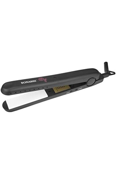 sonashi Hair Straightener with White Ceramic Plates, Easy Temperature Control with Indicator Light,