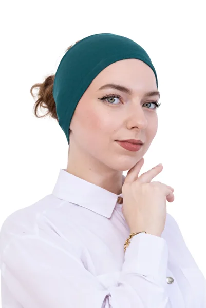 Modish Group Women's Hijab Bandana Combed Cotton Non-Slip Ready-To-Wear Shawl under Scarf Bonnet Comfortable Use
