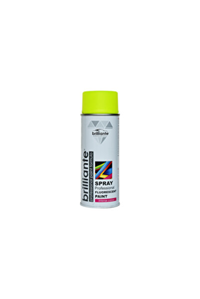 BRILLIANTE Spray paint Fluorescent Yellow 400ml Yellow