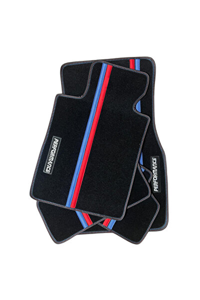 Bmw Genel Oto Halı Paspas BMW 3 Serisi E36 1990-2000 Uyumlu M Performance M Teknik Sport Kaymaz & Şık Tasarım