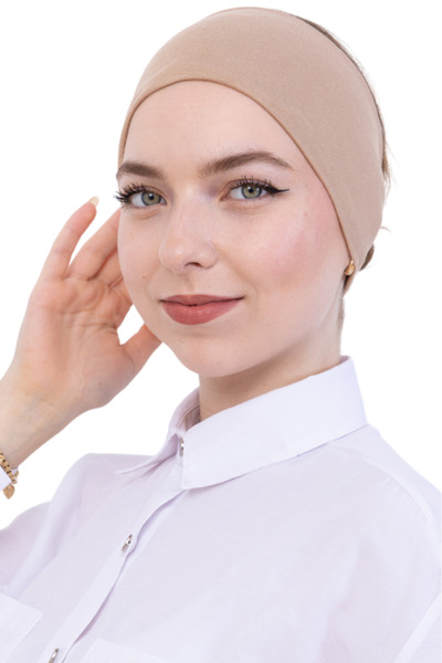 Modish Group Women's Hijab Bandana Combed Cotton Non-Slip Ready-To-Wear Shawl under Scarf Bonnet Comfortable Use