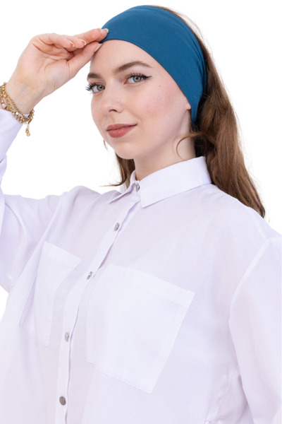 Modish Group Γυναικεία μπαντάνα Hijab, χτενισμένη βαμβακερή, αντιολισθητική, ...