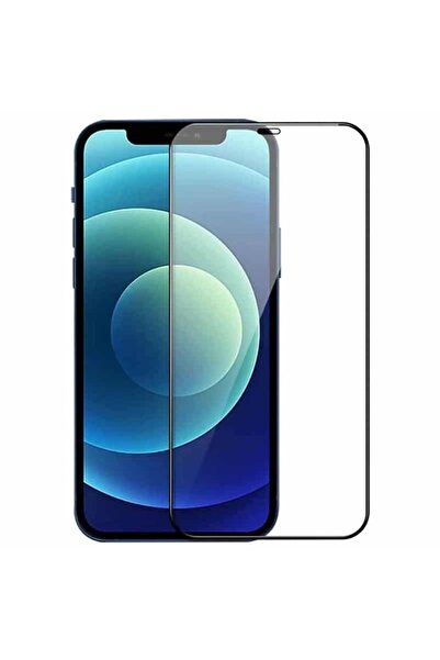 Atlas 5D Πλήρης κόλλα κεραμική μεμβράνη γυαλιού APPLE iPhone 13 (Μαύρο)