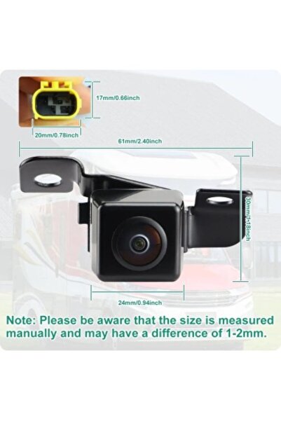 Xenon Bright Rear view camera KIA Sorento 2 (facelift) 2012-2014 - 957602P000, 592-267, 957602P201, 95760-2P202