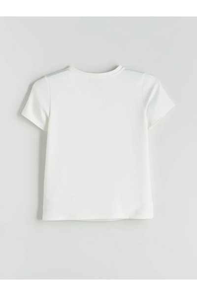 LC Waikiki Crew Neck Slogan Printed Women's T-Shirt