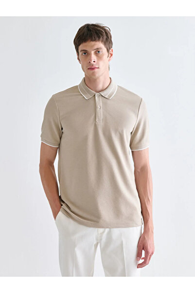 LC Waikiki Ανδρικό μπλουζάκι Polo Neck Combed Cotton