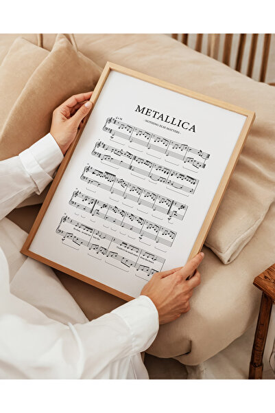ARTHOUSECOLLECTIVE Αφίσα Metallica - Nothing Else Matters Αφίσα μουσικής με σημειώσεις - Αφίσα χωρίς πλαίσιο σε μεγέθη πίνακα