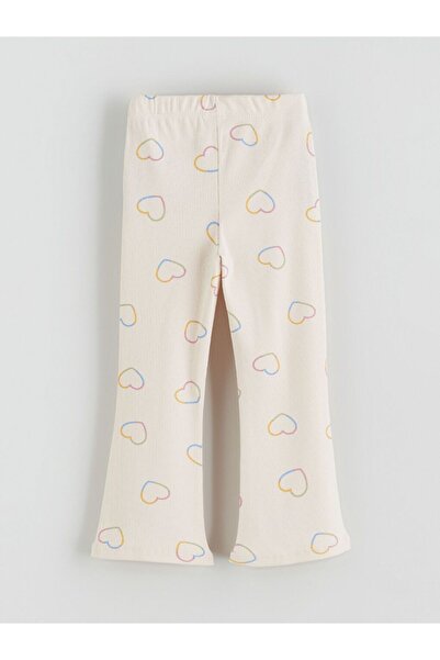 LC Waikiki Lcw Kids Buy Elastic Waist Heart Printed Girls' Leggings