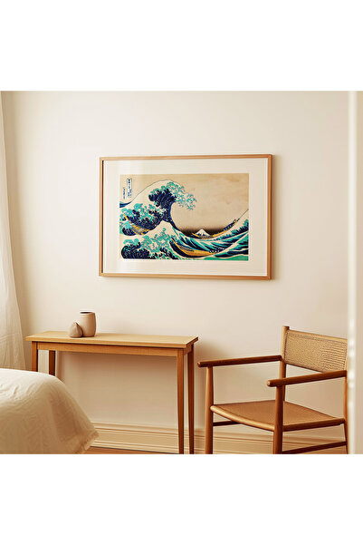 ARTHOUSECOLLECTIVE Poster Big Wave - Lucrări de artă japoneză - Poster fără cadru în dimensiuni de pictură