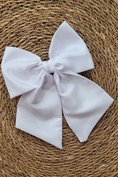 LO ADORO 20 Pieces White Bow Ribbon Buckle April 23 Buckle Girl's Buckle Clip Buckle