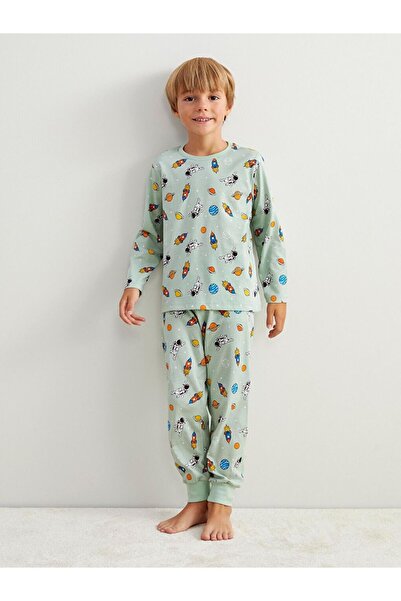 LC Waikiki Lcw Kids Printed Boys' Pajama Set