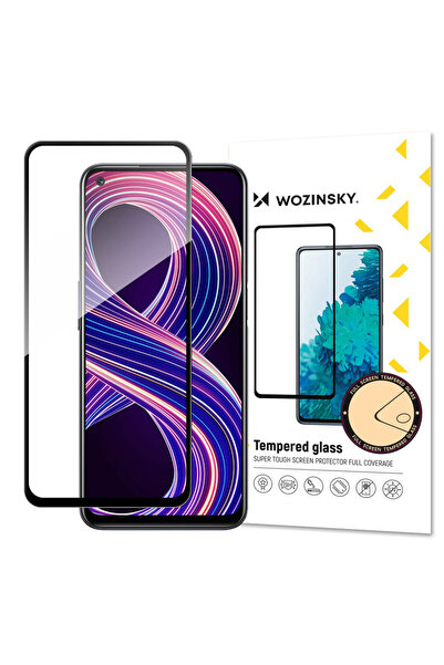 Atlas 5D Full Glue Glass Film Realme 8 (5G) \ V13 (5G) (Μαύρο) Θήκη φιλική πρ...