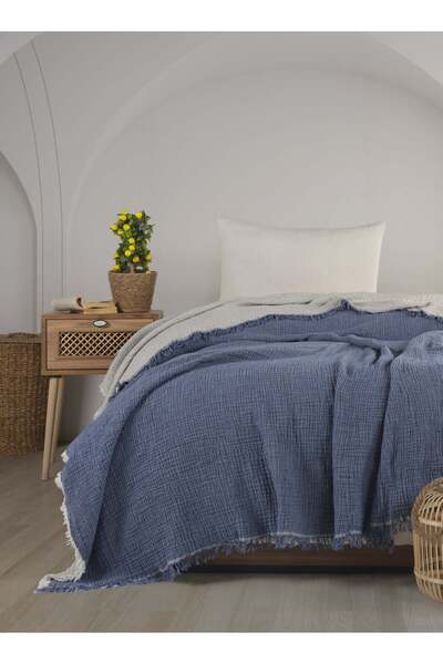 Cottonin Home مفرش سرير موسلين مفرد 100% قطن 160x220 سم