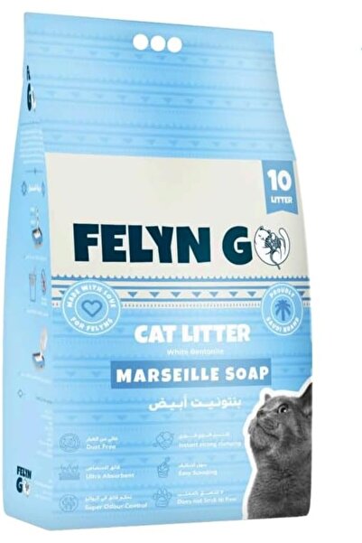 Felyn Go رول باق رمل للقطط برائحة صابون مارسيليا 10 لتر